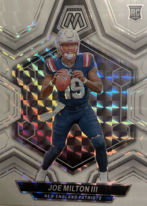 Joe Milton III 2024 Mosaic #397 White /25 Rookie RAW