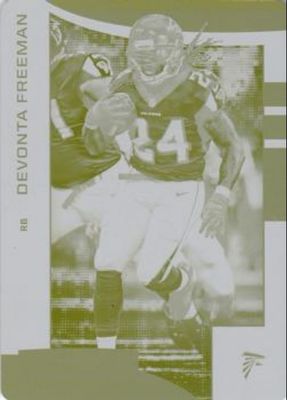 2018 Rookies & Stars #99 Printing Plates Yellow /1