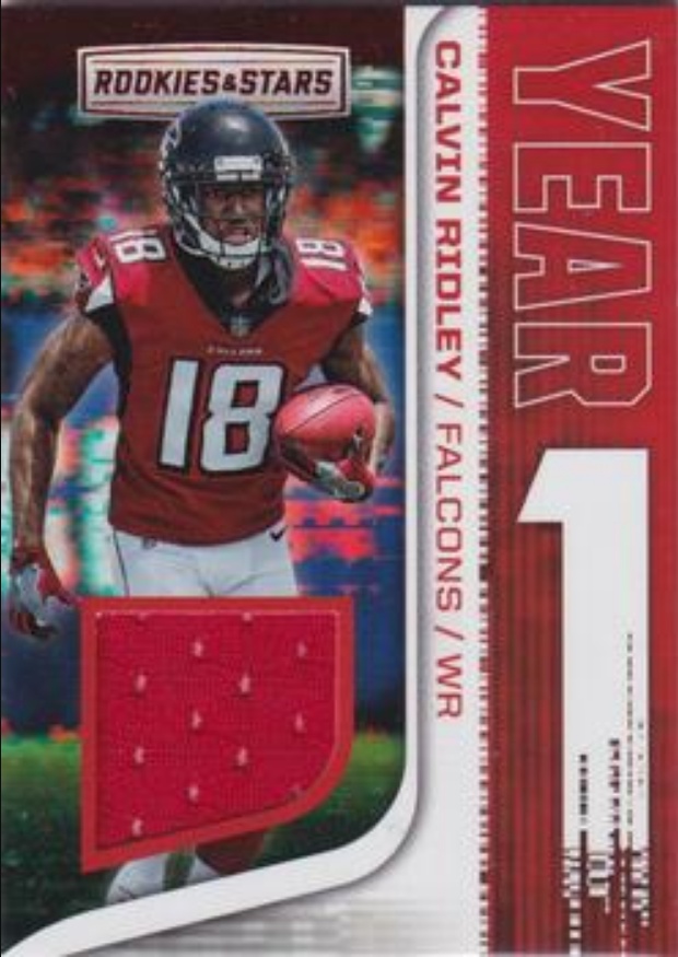 Calvin Ridley 2018 Rookies & Stars #YO-9 Year 1 Relics Price Guide ...