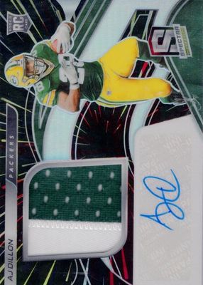 2020 Spectra #228 Rookie Patch Auto - Hyper /75