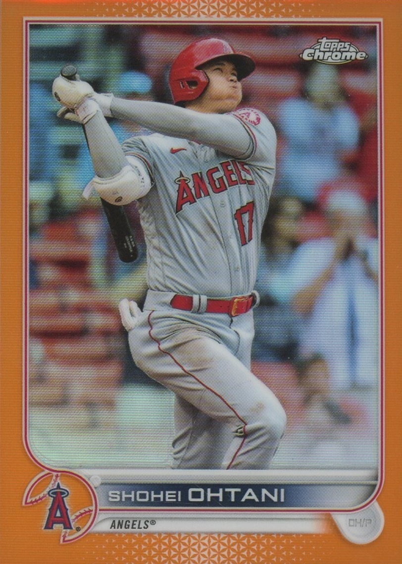 Shohei Ohtani 2022 Topps Chrome #1 Orange Refractor /25 Price