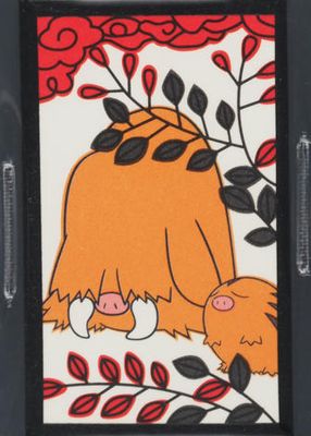 2016 Japanese Hanafuda Mario Pikachu July