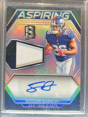 2018 Spectra #APA-SB Aspiring Patch Autographs /199
