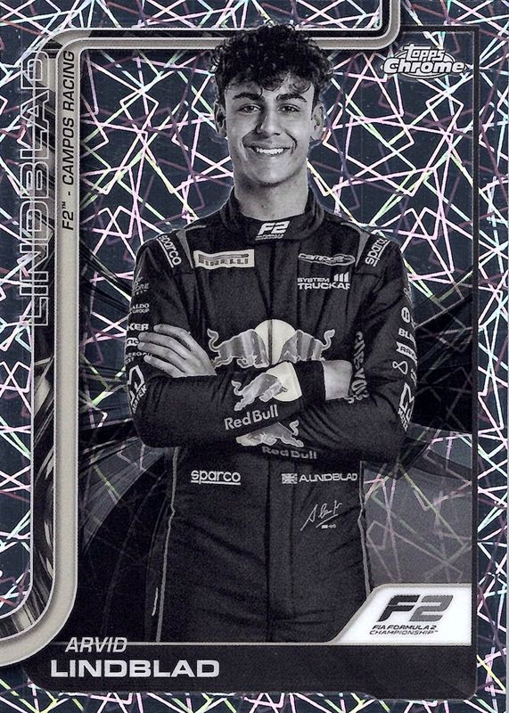 2025 Topps Chrome Formula 1 #23 Black & White Lazer Refractor