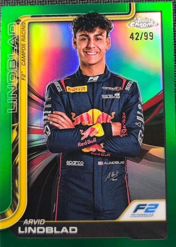 2025 Topps Chrome Formula 1 #23 Green Refractor /99