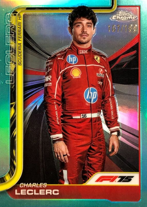 2025 Topps Chrome Formula 1 #3 Aqua Refractor /199