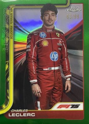 2025 Topps Chrome Formula 1 #3 Green Refractor /99