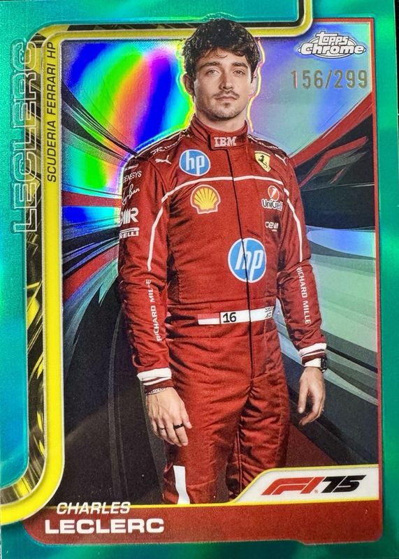 2025 Topps Chrome Formula 1 #3 Teal Refractor /299