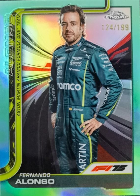 2025 Topps Chrome Formula 1 #9 Aqua Refractor /199