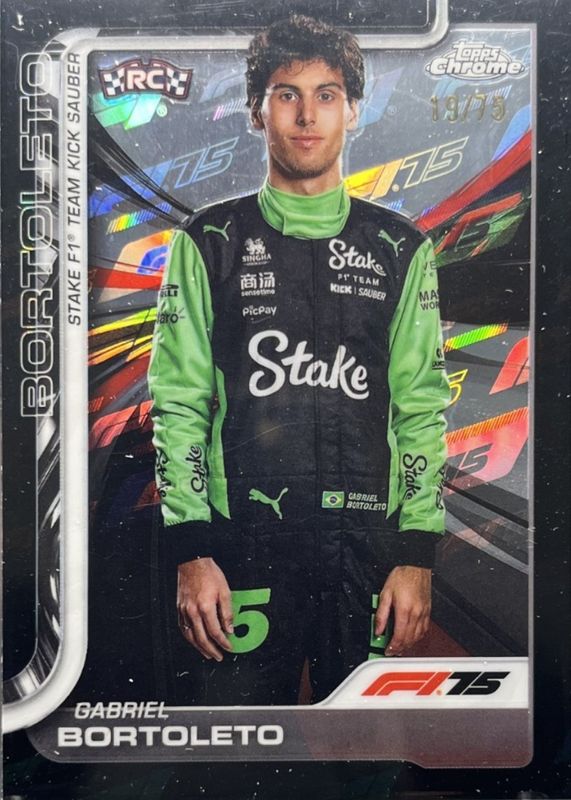 2025 Topps Chrome Formula 1 #20 75th Anniversary Refractor /75