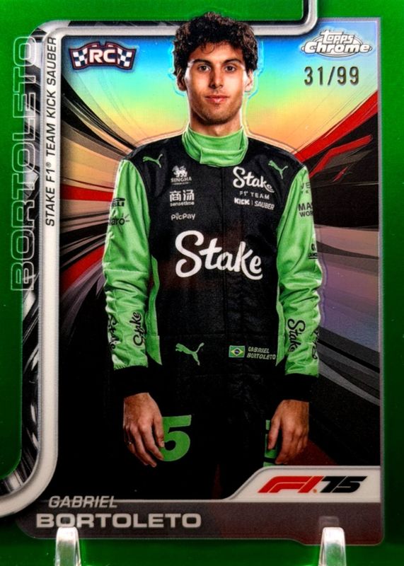 2025 Topps Chrome Formula 1 #20 Green Refractor /99