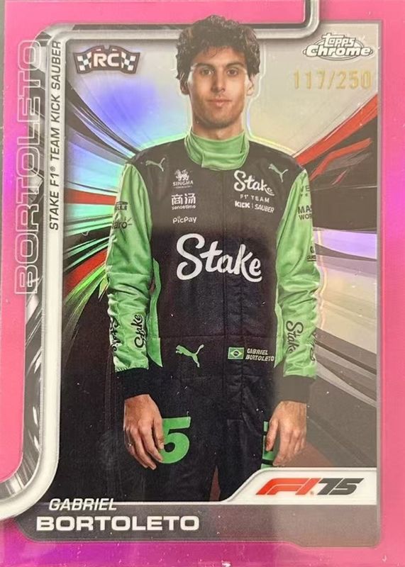 2025 Topps Chrome Formula 1 #20 Pink Refractor /250