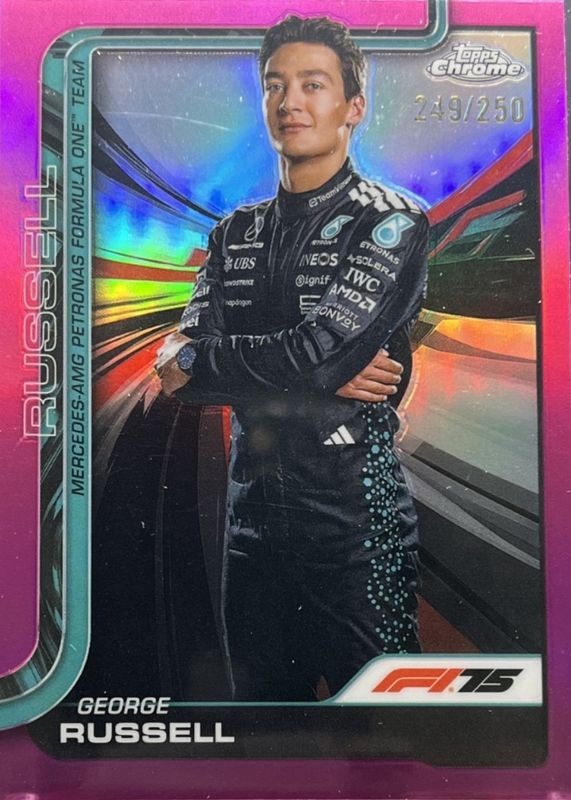 2025 Topps Chrome Formula 1 #7 Pink Refractor /250