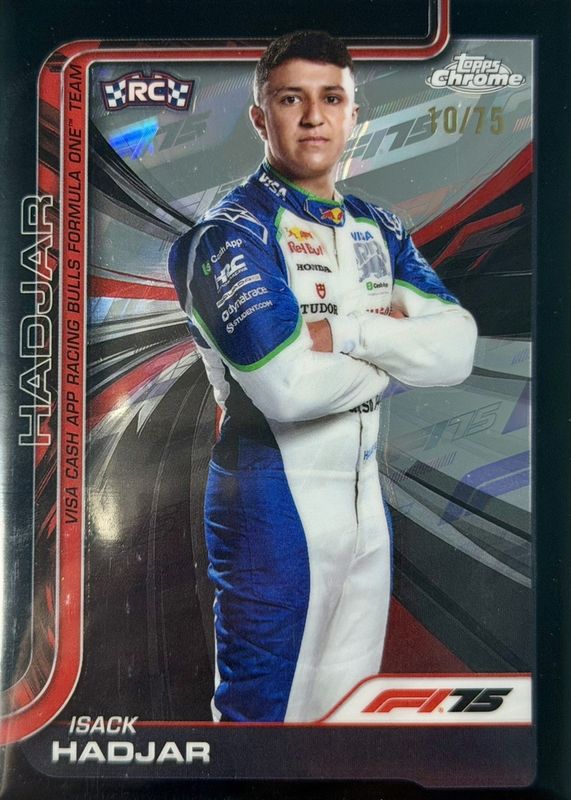 2025 Topps Chrome Formula 1 #12 75th Anniversary Refractor /75
