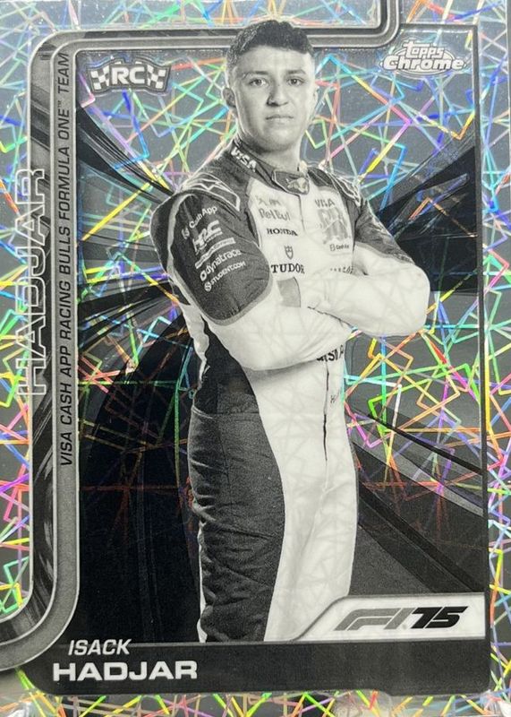 2025 Topps Chrome Formula 1 #12 Black & White Lazer Refractor