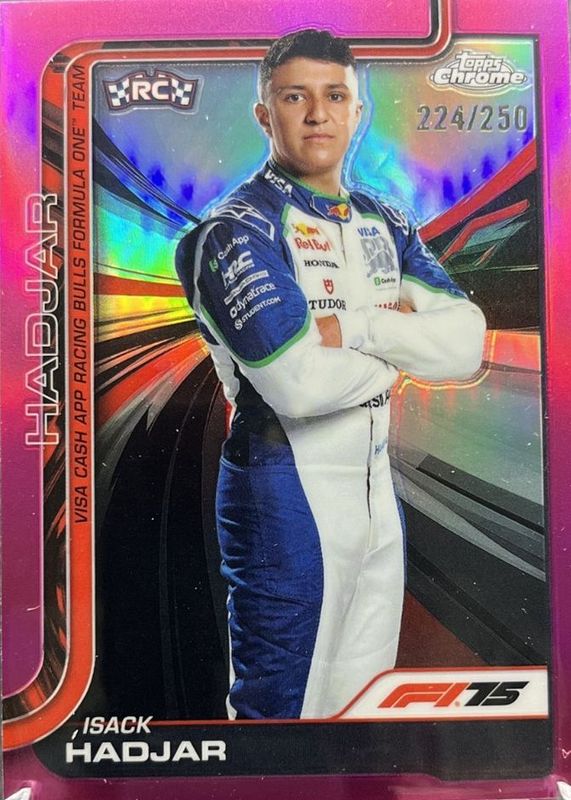 2025 Topps Chrome Formula 1 #12 Pink Refractor /250