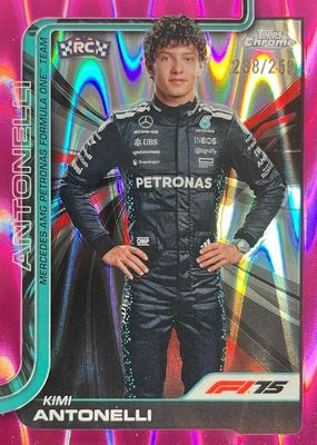 2025 Topps Chrome Formula 1 #8 Pink RayWave Refractor /250