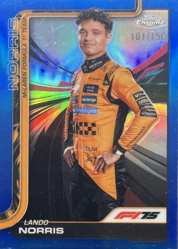 2025 Topps Chrome Formula 1 #5 Blue Refractor /150