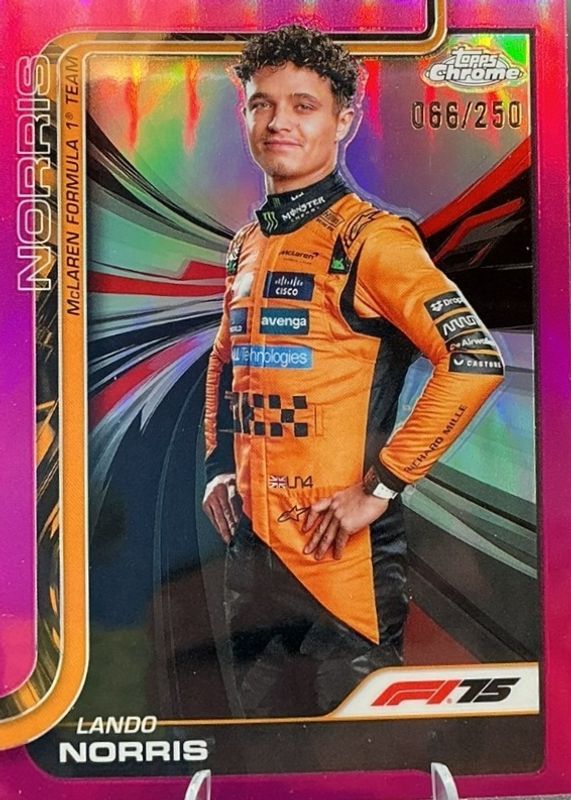 2025 Topps Chrome Formula 1 #5 Pink Refractor /250