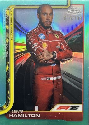 2025 Topps Chrome Formula 1 #4 Aqua Refractor /199