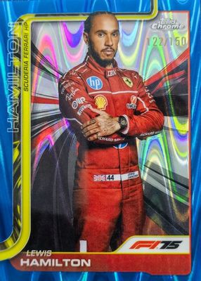 2025 Topps Chrome Formula 1 #4 Blue RayWave Refractor /150