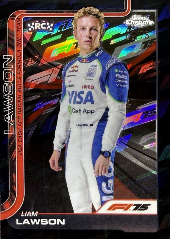 2025 Topps Chrome Formula 1 #11 75th Anniversary Refractor /75