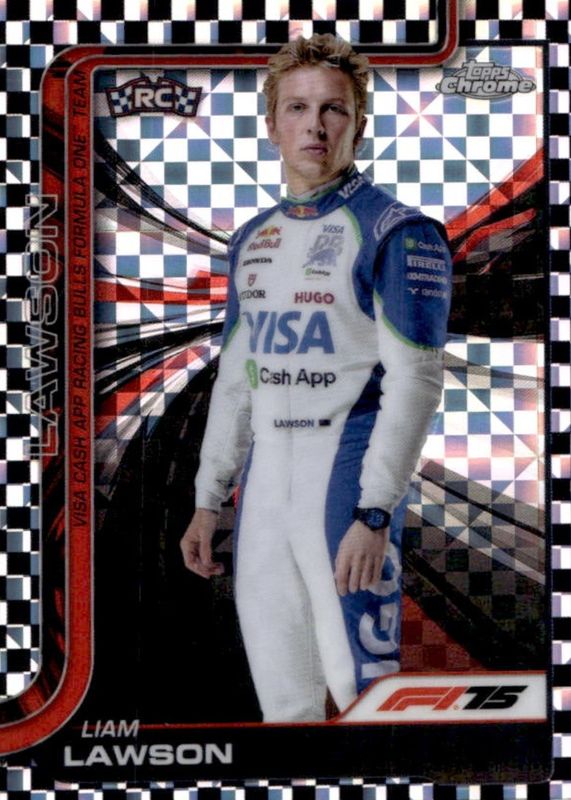 2025 Topps Chrome Formula 1 #11 Checker Flag Refractor