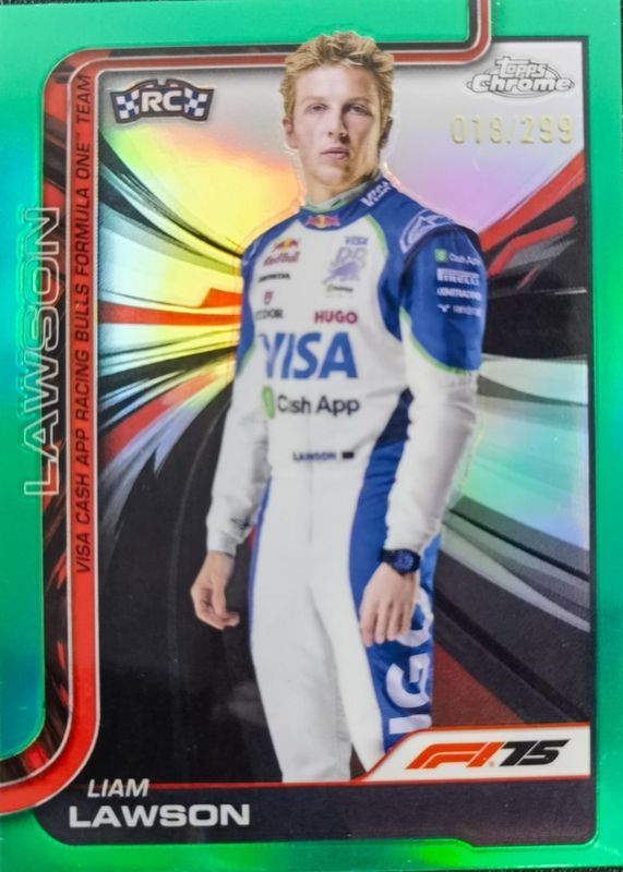 2025 Topps Chrome Formula 1 #11 Teal Refractor /299