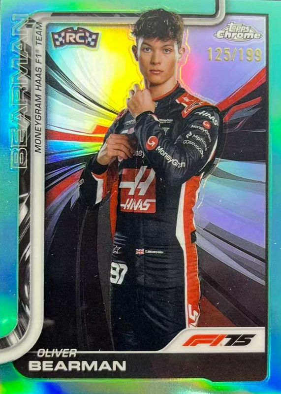 2025 Topps Chrome Formula 1 #14 Aqua Refractor /199