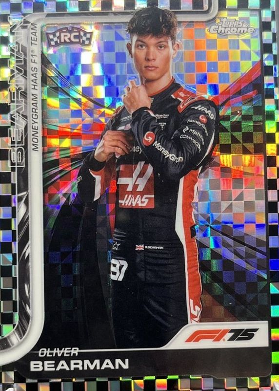 2025 Topps Chrome Formula 1 #14 Checker Flag Refractor