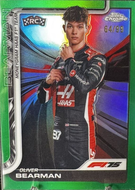 2025 Topps Chrome Formula 1 #14 Green Refractor /99