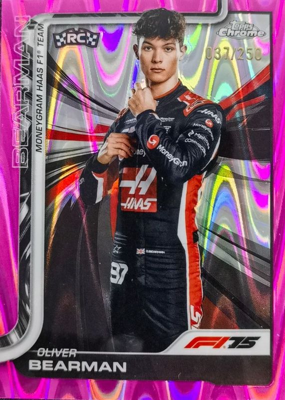 2025 Topps Chrome Formula 1 #14 Pink RayWave Refractor /250