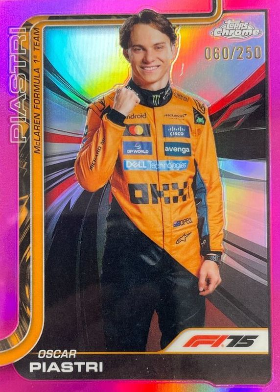 2025 Topps Chrome Formula 1 #6 Pink Refractor /250