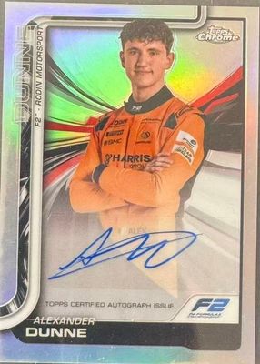 2025 Topps Chrome Formula 1 #CAC-DUN Chrome Autographs