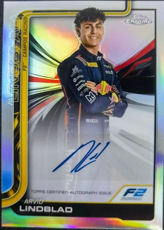 2025 Topps Chrome Formula 1 #CAC-LIN Chrome Autographs