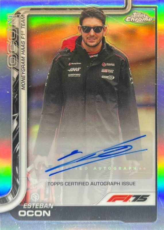 2025 Topps Chrome Formula 1 #CAC-OCO Chrome Autographs