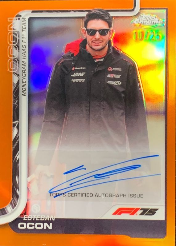 2025 Topps Chrome Formula 1 #CAC-OCO Chrome Autographs - Orange Refractor /25