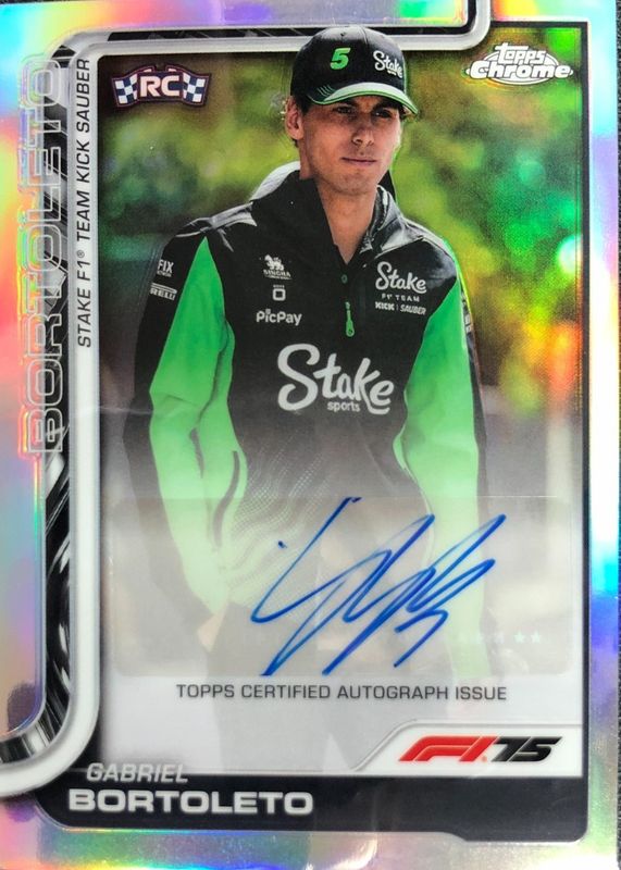 2025 Topps Chrome Formula 1 #CAC-BOR Chrome Autographs