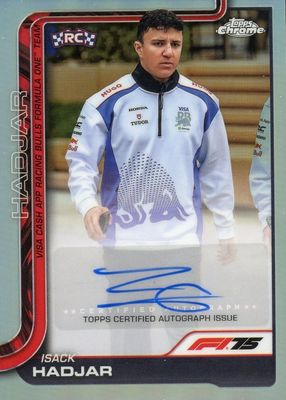 2025 Topps Chrome Formula 1 #CAC-HAD Chrome Autographs