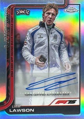 2025 Topps Chrome Formula 1 #CAC-LAW Chrome Autographs