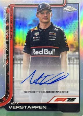 2025 Topps Chrome Formula 1 #CAC-VER Chrome Autographs