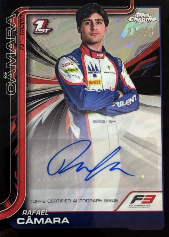 2025 Topps Chrome Formula 1 #CAC-CAM Chrome Autographs - 75th Anniversary Refractor /75
