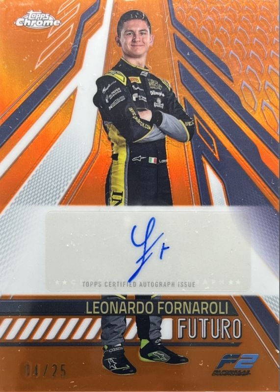 2025 Topps Chrome Formula 1 #FUT-FOR Futuro Autographs - Orange Refractor /25