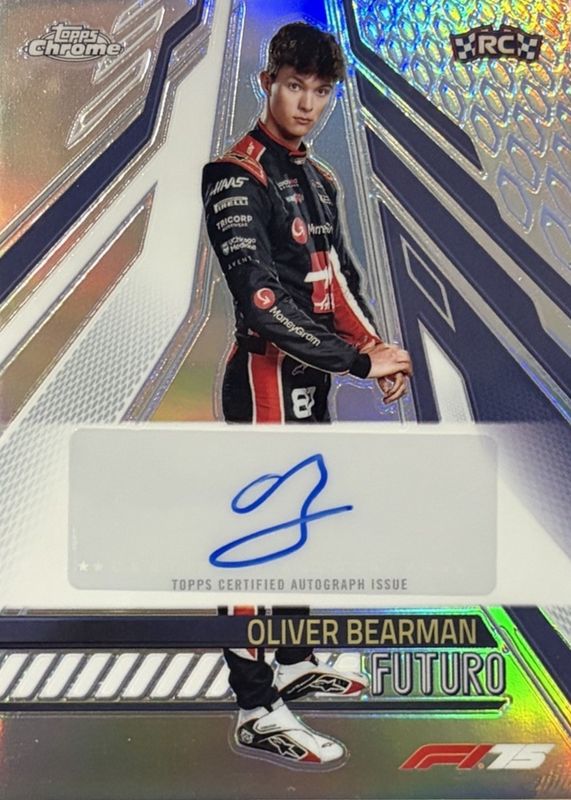 2025 Topps Chrome Formula 1 #FUT-BEA Futuro Autographs