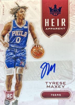 2020 Court Kings #HA-TYM Heir Apparent Autographs - Sapphire /25