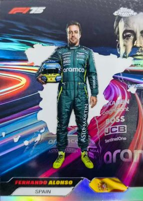 2025 Topps Chrome Formula 1 #NN-5 Neon Nations /(SSP)