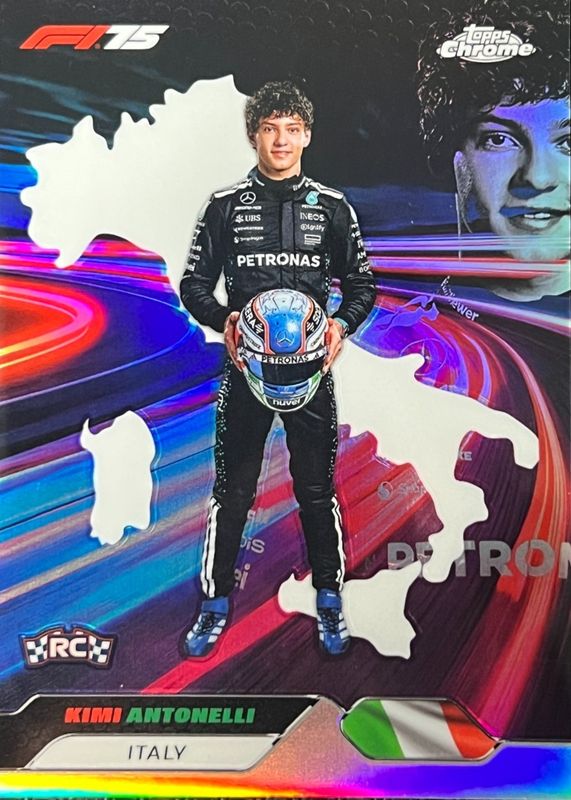 2025 Topps Chrome Formula 1 #NN-4 Neon Nations /(SSP)