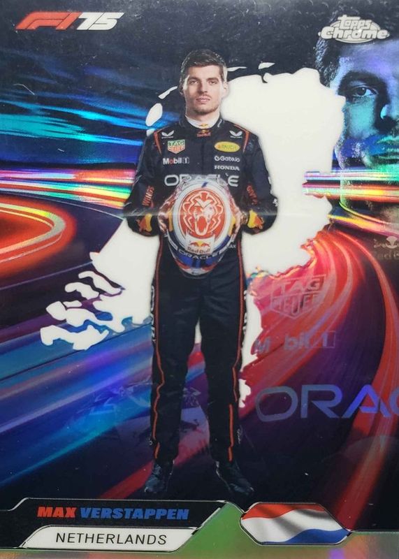 2025 Topps Chrome Formula 1 #NN-1 Neon Nations /(SSP)