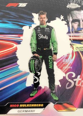 2025 Topps Chrome Formula 1 #NN-8 Neon Nations /(SSP)