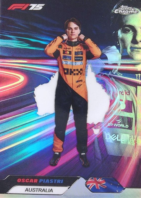 2025 Topps Chrome Formula 1 #NN-3 Neon Nations /(SSP)